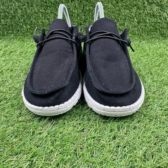 Hey Dude Wendy Basic Wide Womens Size 9 D Black Odyssey Casual Slip On Shoes - Picture 7 of 10